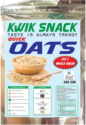 kwik snack by Kwik Snack QUICK OATS IN REUSABLA POUCH Pouch(200 g)