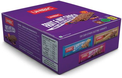 UNIBIC Fruit and Nut Choco Snack Bar Box(360 g)