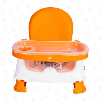 MeeMee Foldable Booster Seat with Feeding Tray (Orange)(Orange)