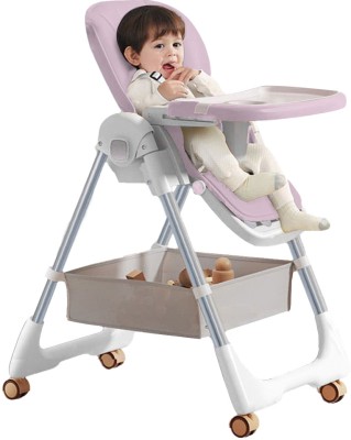 StarAndDaisy Galaxy Star Multifunction 6 in 1 Baby High Chair | Foldable Feeding Chair(Pink)