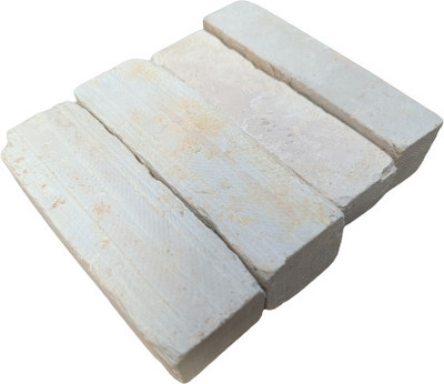 SUBHSAVITRI 4pcs white slate bar thick size earthy and crunchy slate pencil billiards chalk(4 Sticks)