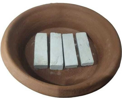 Brighty 1 kg white Slate bar natural earthy slate Billards Chalk box(10 Sticks)