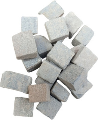 SUBHSAVITRI 1kg white slate cube slate pencil earthy and crunchy chalk billiards chalk(15 Sticks)