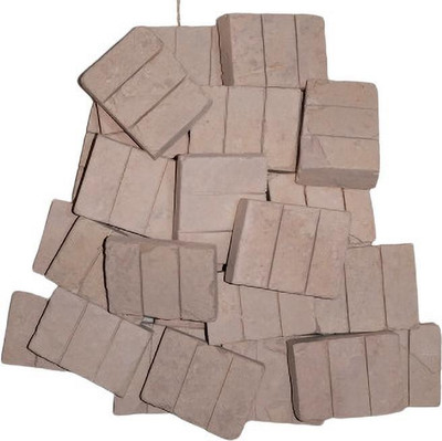 SUBHSAVITRI 1kg red slate tiny kitkatt joint bar earthy billiards solid chalk(1000 ml)