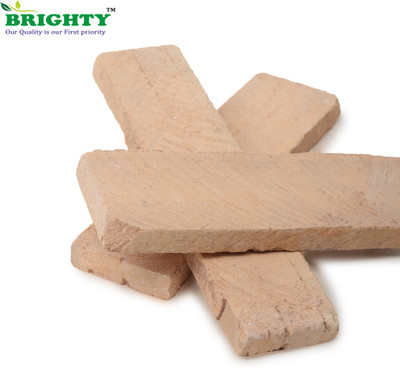 Brighty 250gms red natural earthy slate chips made from natural shale stone billards chalk box(5 Sticks)
