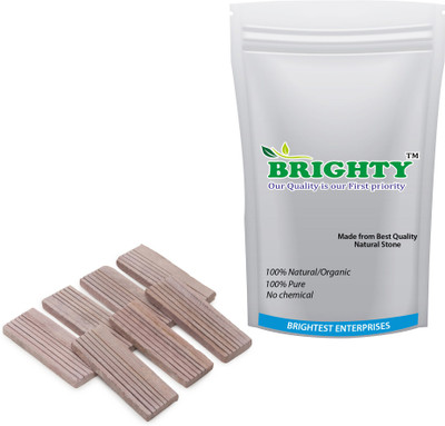 Brighty 900gms red natural earthy slate grooved chips made from stone billards chalk box(15 Sticks)