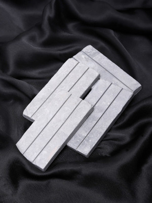 Brighty 1400gms black natural earthy slate kitkatt joint bars made from shale stone billards chalk box(12 Sticks)