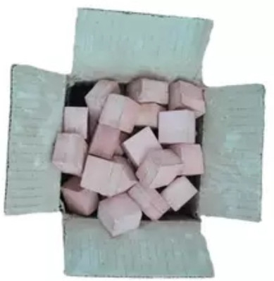 SUBHSAVITRI 1kg slate red cube slate pencil chalk earthy and crunchy billiards chalk(18 Sticks)