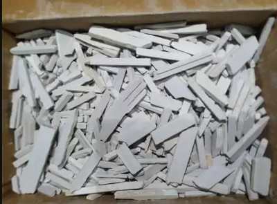 Brightyy 500gms NATURAL PURE EARTHY white SLATE PENCIL BEST QUALITY billards chalk or writing use slate pencil(100 Sticks)