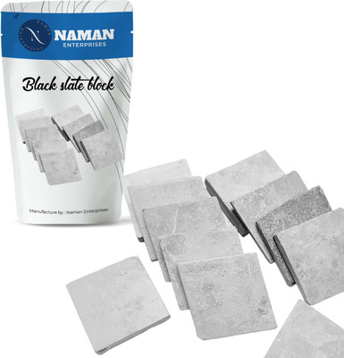 verma & company Black slate block slate pencil item Slate stone stone(5 Sticks)