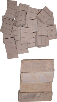 SUBHSAVITRI 1kg red slate tiny kitkatt joint bar and big slate bar earthy billiards solid chalk(1000 ml)