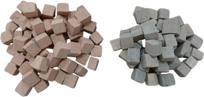 SUBHSAVITRI 1kg red and black slate cube shale stone earthy and crunchy billiards chalk(800 ml)