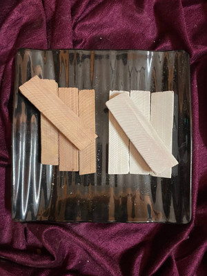Brighty 900gms red and white slate chips natural earthy slate pencil chalk box chalk(40 Sticks)