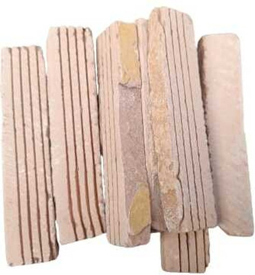 SUBHSAVITRI 1kg red slate grovess joint slate pencil billiards solid chalk(10 Sticks)