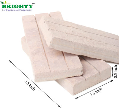 brightify (Brighty) Natural and earthy red slate kitkatt joint bars chalk Chalk box(20 Sticks)