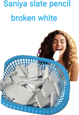 Saniya Slate pencil broken white White Slate pen6(40 Sticks)