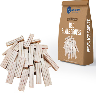 verma & company Red slate Grooves slate pencil pack fine joint slate pencil Slate groove Slate pencil(39 Sticks)