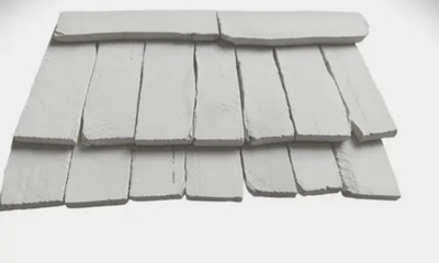 subhsavitri enterprises subhsavitri 1kg white slate chips earthy and crunchy slate pencil slate bar billards chalk(12 Sticks)