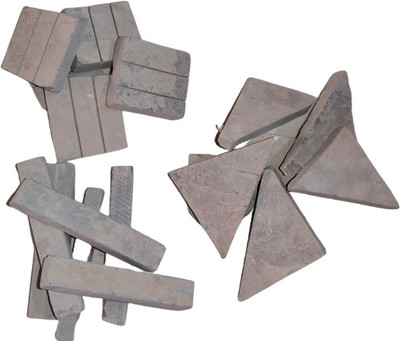 SUBHSAVITRI 1kg mix black tiny slate kitkatt bar traingle earthy and crunchy slate pencil billiards solid chalk(1000 ml)