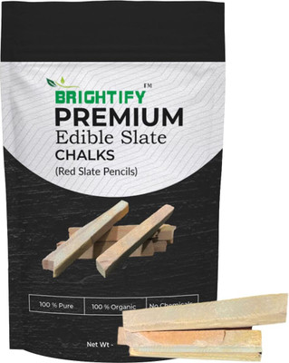 brightify Raw Simple Slate Pencil natural stone | Drawing Chalk Box Set chalk Chalk box(20 Sticks)