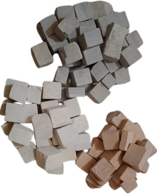 subhsavitri enterprises subhsavitri 1kg mix slate cube shale stone earthy and crunchy chalk billiards chalk(800 ml)