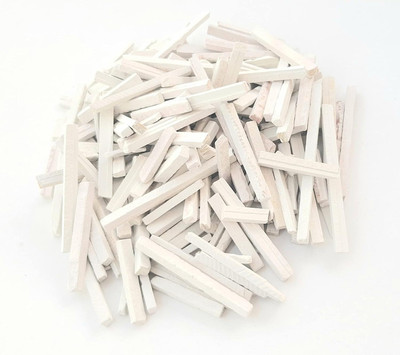 PrakRtyA: Natural Stone Writing Slate Pencil for Blackboards, Craft & Art Projects Pencil Pencil(50 Sticks)