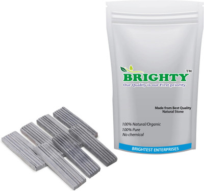 Brighty 900gms black natural earthy slate grooved chips made from stone billards chalk box(15 Sticks)