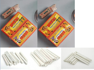 Divine Decor Slate Pencil Natural LimeStones Pack of 2 Packets Writing or Other Slate Pencil slate pencil(40 Sticks)