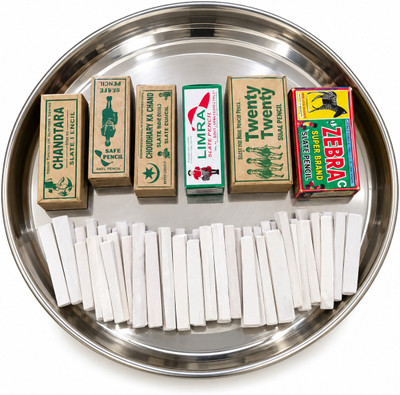 chandtara Slate pencil (500gram) Pencil Chalk(60 Sticks)