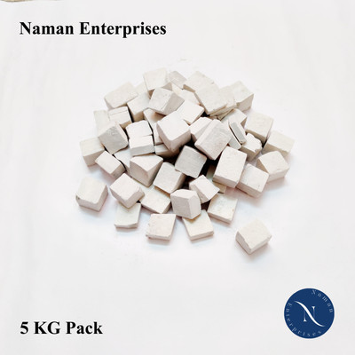 verma & company slate pencil cube 5KG Pure white slate cube Fresh slate item slate stone(99 Sticks)