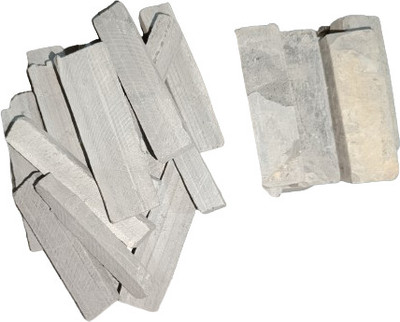 subhsavitri enterprises black slate chips and bar mix item slate pencil billards chalk(15 Sticks)