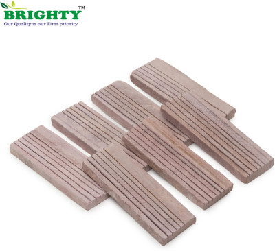 Brighty 1400gms red natural earthy slate grooved chips made from stone billards chalk box(23 Sticks)