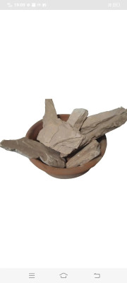 SUBHSAVITRI 1kg red shale stone slate pencil earthy and crunchy billiards solid chalk(1 L)
