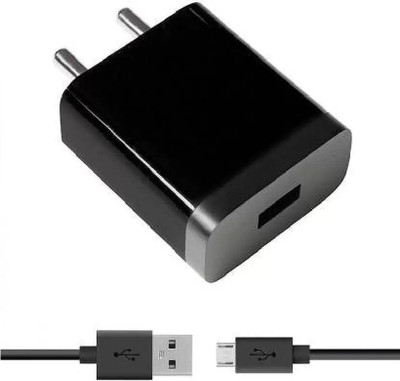 PINKIMOBILESHOP Supercharge Wall Charger for Mobile with Detachable Cable(Black)