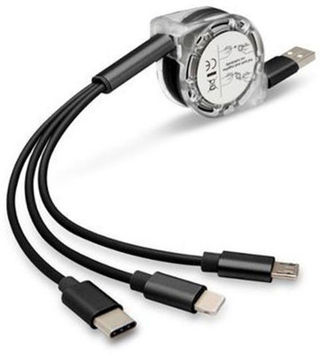 G2L 3 in 1 fast Charging Type-C Micro Phone Smart Charge 3 Port Data Cable Charging Pad