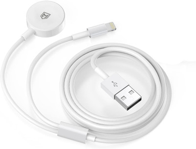 Muvit 2 in 1 Wireless Smart Watche Charger and iPhone lightning Cable Charging Pad