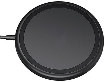 Cabepow Fast Round Black Charging Pad – Elegant, and Compatible with All Devices Charging Pad