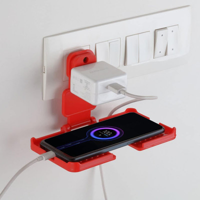 PRB ELECTRONICS mobile charging stand wall holder wooden Mobile Holder