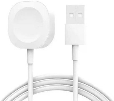 X88 Pro Type C 6 A 1 m Square USB Aple iWatch Charger – Compatible with Series 1-9 & Ultra(Compatible with smartwatch, White, One Cable)