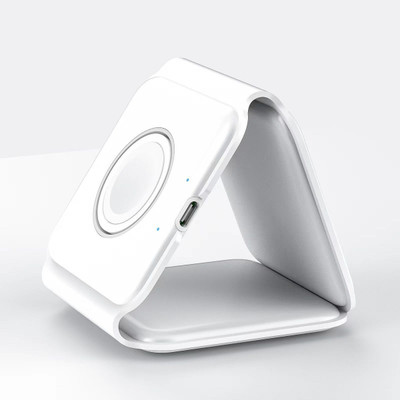 Muvit 3 in 1 Magnetic Foldable MagSafe Compatible Wireless Charger Charging Pad