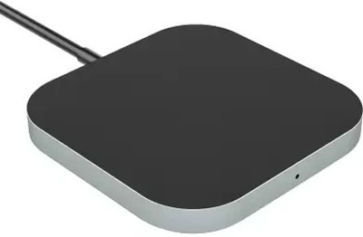 AirSound 15W Qi-Certified Wireless Charger for iPhone, Samsung & AirPods Pro (Black) Charging Pad