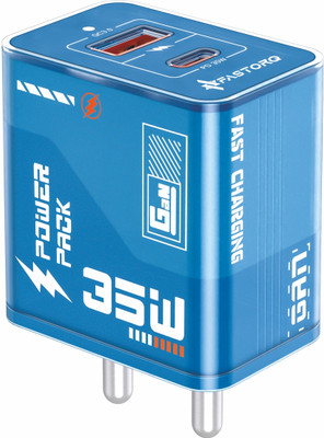 FASTORQ 35 W GaN 3 A Multi-pin Wall Charger for Mobile(Blue)