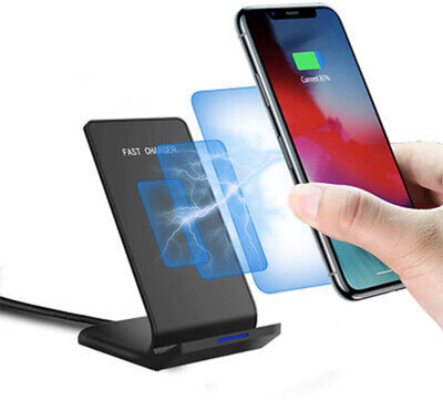 Cokoeye 15W Qi Wireless Fast Charger Charging Pad Stand Dock For Sam sung Galaxy IPhone Charging Pad