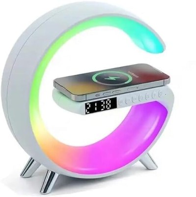 Mr fix Multi-Function Bluetooth Speaker Lamp with Wireless Charging A6 Charging Pad