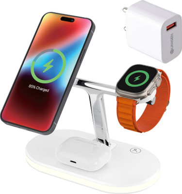 UNIGEN MAGTEC 300 Mag-Safe Wireless Station with QC 18W Adapter (White) Charging Pad