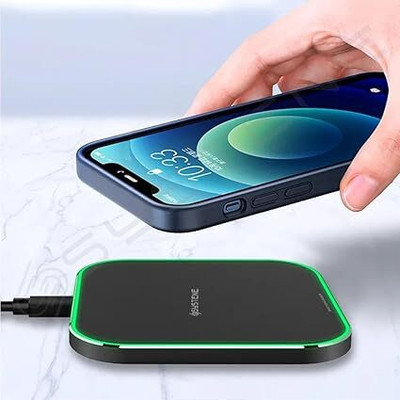 MARS 18 W Adaptive Charging 12 A Wireless Mobile Charger with Detachable Cable(Black, Cable Included)