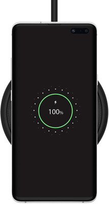 MARS COCO Round Wireless Black Charger Fast Charging QI Technology Charging Pad