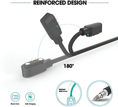 Niztech Original 2 Pin Magnetic Charging Cable Watch 3.5mm Pin Length Charging Pad