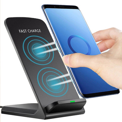 X88 Pro 15W Wireless Charger Stand Slim & Stylish With Quick Device Charging for iPhone Charging Pad