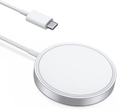 MARS COCOEye Round Wireless Mobile Charging Pad ,White color for iPhone Charging Pad